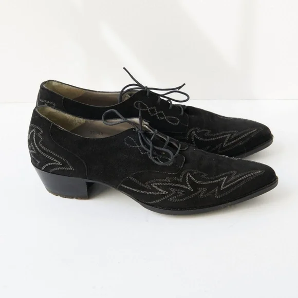 80s - SUSAN BENNIS - WARREN EDWARDS - Boots - Men\'s - 10.5 - BLK Suede 80s - Susan Bennis - Warren Edwards - Boots - Men main image 2